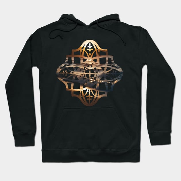 Fancy emblem sunset Hoodie by Geomhectic